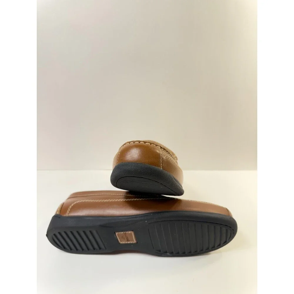 DOCKERS Mens Catalina Leather Casual Loafer Shoe, Saddle Tan, 10.5 Wide